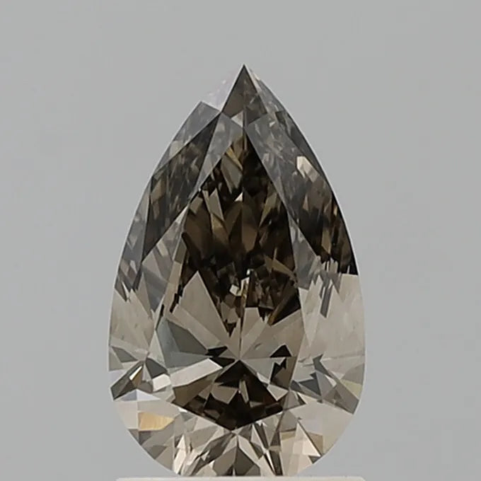 1.39ct Pear Lab Grown Diamond (Colour Fancy Yellowish Gray, Clarity VVS2, IGI Certified)