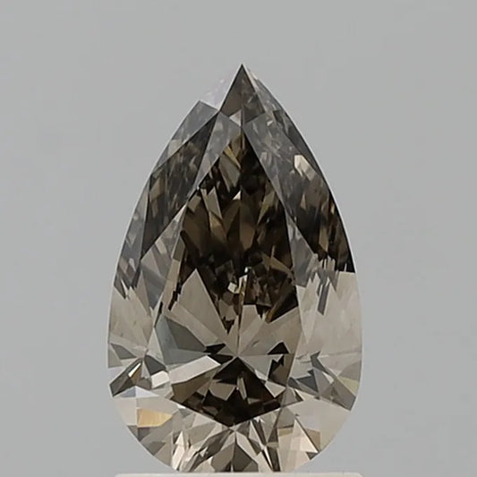 1.39ct Pear Lab Grown Diamond (Colour Fancy Yellowish Gray, Clarity VVS2, IGI Certified)