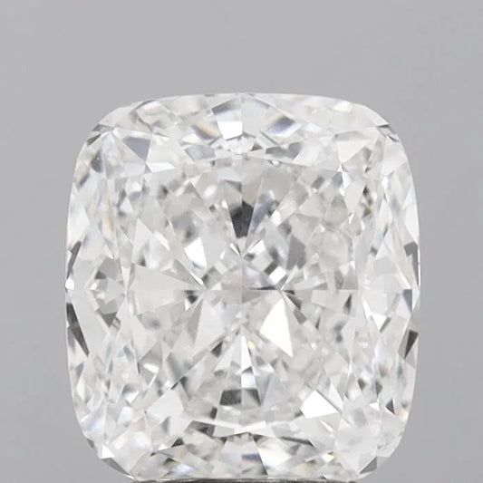 3.08ct Cushion brilliant Lab Grown Diamond (Colour E, Clarity VVS1, IGI Certified)