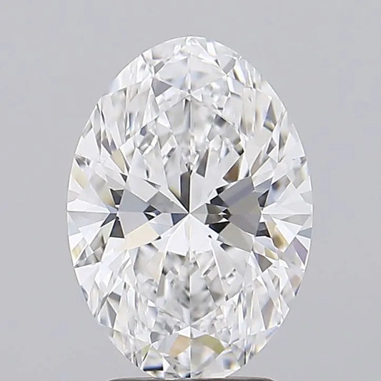 3.09ct Oval Lab Grown Diamond (Colour E, Clarity VVS1, IGI Certified)