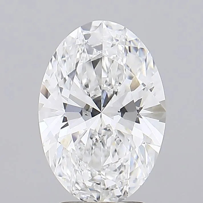 3.30ct Oval Lab Grown Diamond (Colour D, Clarity VVS2, IGI Certified)