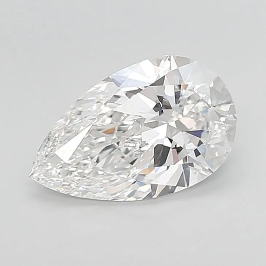 4.04ct Pear Lab Grown Diamond (Colour D, Clarity VVS2, IGI Certified)