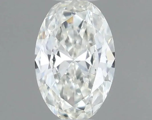 0.18ct Oval Natural Diamond (Colour I, Clarity VVS2, GIA Certified)