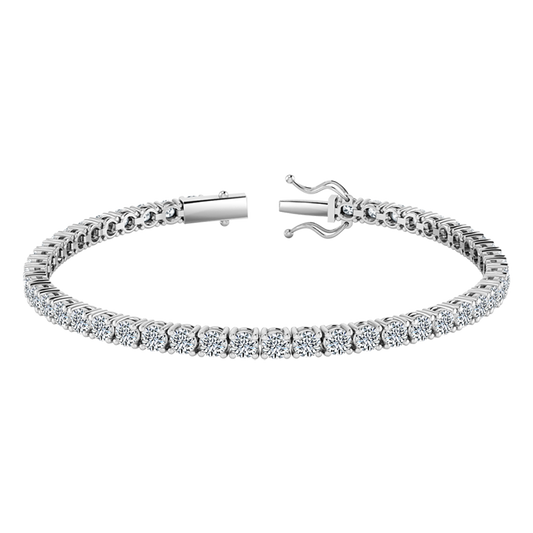 Stunning, 18K Lab Grown Diamond Tennis Bracelets: 3.00 to 12.00 Carats