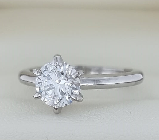 D/VVS2, 1.35 Carat Diamond Engagement Ring! Lab Grown!