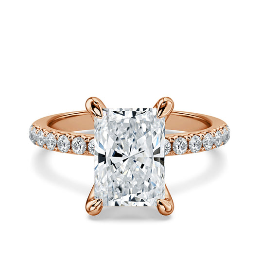 3.0 Carat Radiant Cut Diamond & Accents