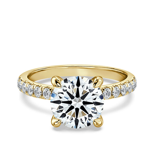 3.0 Carat Round Cut Diamond & Accents