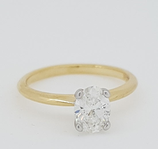 Stunning Oval Cut Solitaire