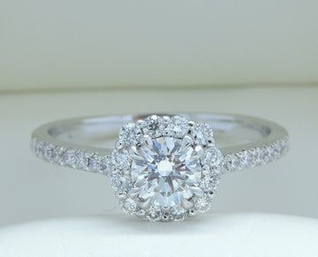 Lovely GIA Certified Diamond Engagement Ring