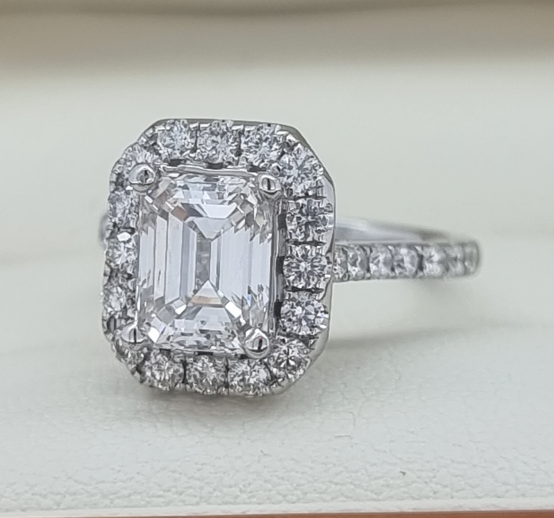 Stunning Emerald Cut Diamond Engagement Ring - over 2 Carats!
