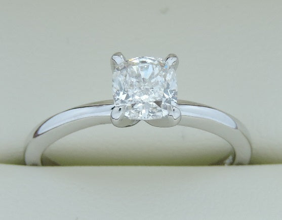 Brand New - Stunning GIA Certified Cushion Cut Engagement Ring