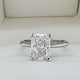 Huge Radiant Cut Diamond Solitaire
