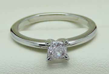 GIA Certified Pink Diamond in Platinum Solitaire Setting