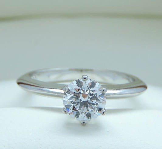 GIA 0.87 Carat 3x EX Ideal Cut G SI2
