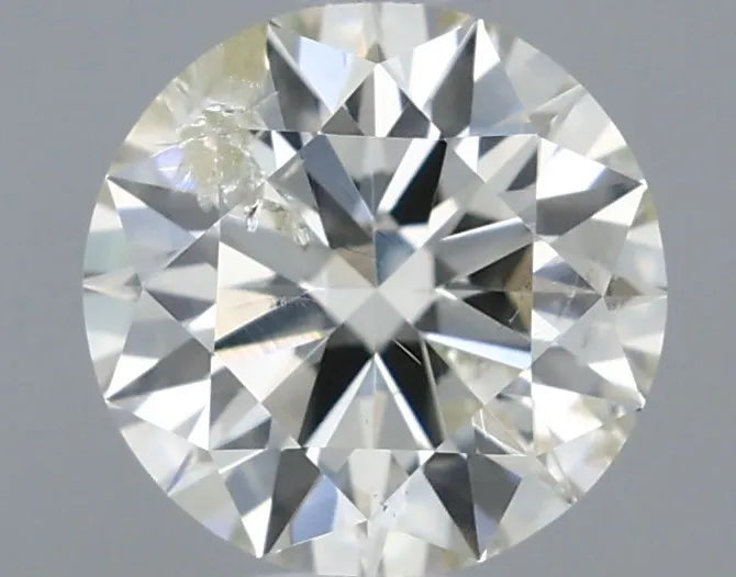0.50ct Round Natural Diamond (Colour J, Clarity I1, Cut EX, IGI Certified)