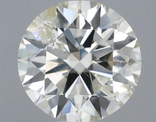 0.50ct Round Natural Diamond (Colour J, Clarity I1, Cut EX, IGI Certified)