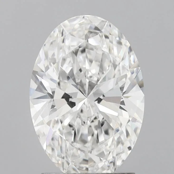 2.10ct Oval Lab Grown Diamond (Colour E, Clarity VVS2, IGI Certified)