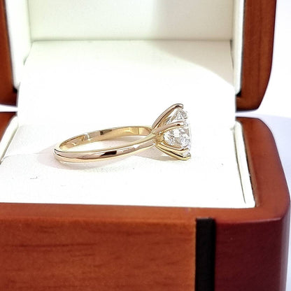 $8.75K Value - IGI Certified, 2.60 Carat D/VVS2, Round Cut LG Diamond Engagement Ring!