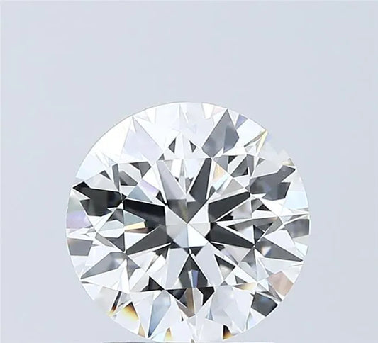 2.03ct Round Lab Grown Diamond (Colour E, Clarity VVS1, Cut ID, IGI Certified)