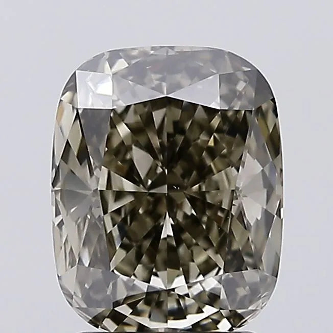 2.47ct Cushion modified Lab Grown Diamond (Colour Fancy Light Gray, Clarity VS1, IGI Certified)