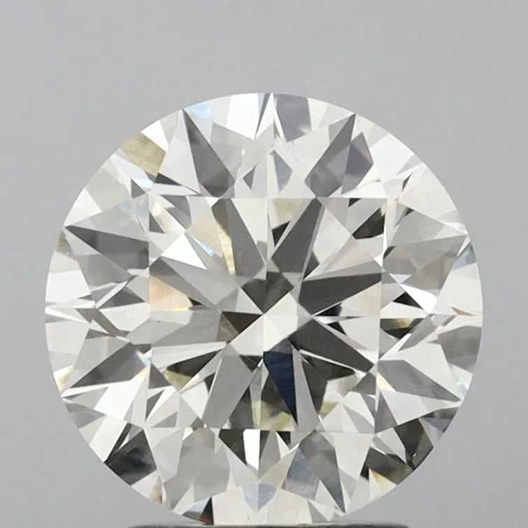2.62ct Round Lab Grown Diamond (Colour J, Clarity VVS2, Cut EX, IGI Certified)