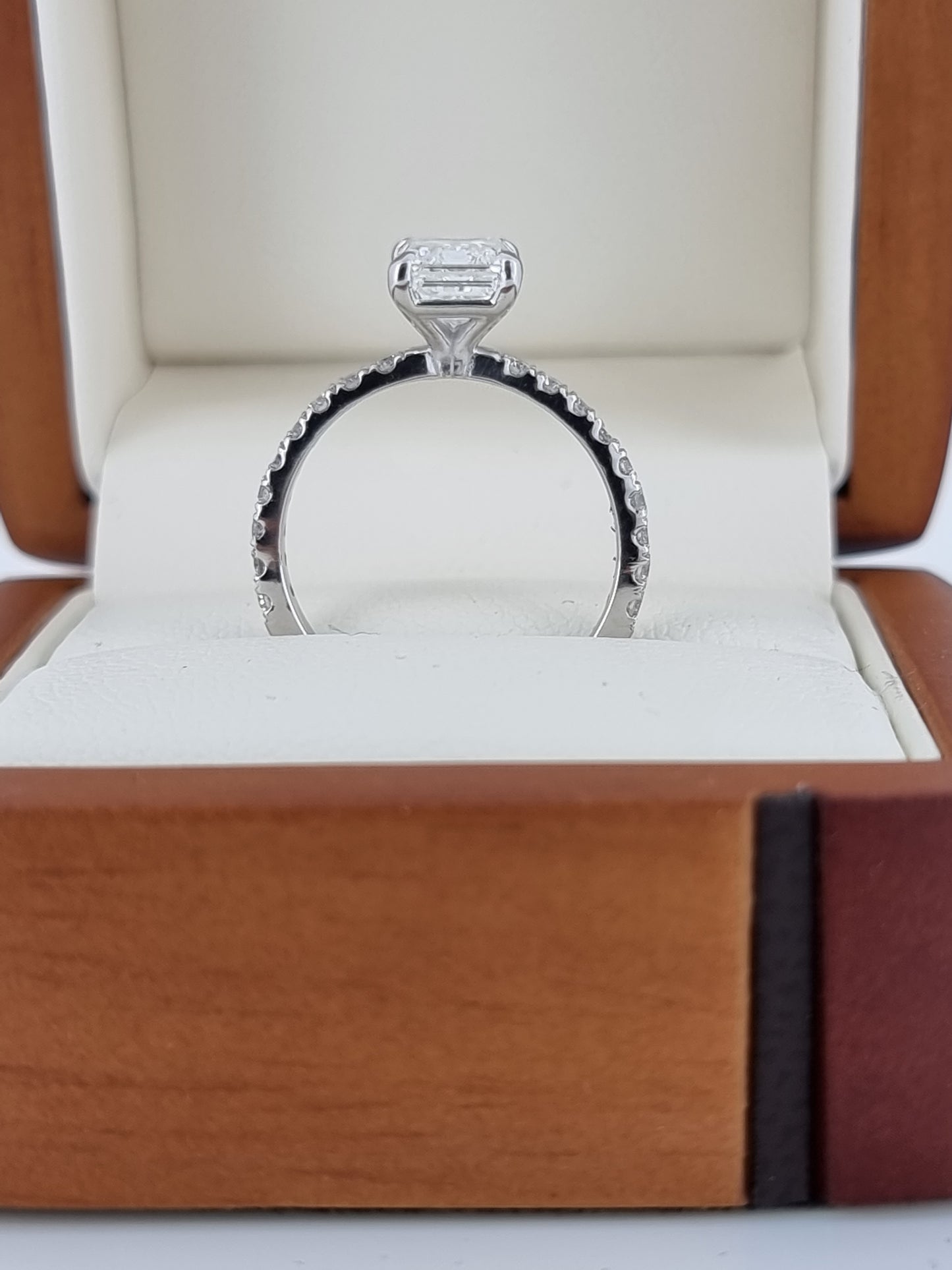 Stunning 2.57 Carat Emerald Cut Diamond Engagement Ring - Lab Grown!
