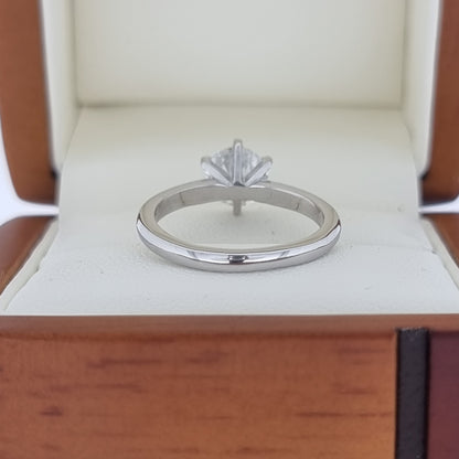 D/VVS2, 1.35 Carat Diamond Engagement Ring! Lab Grown!