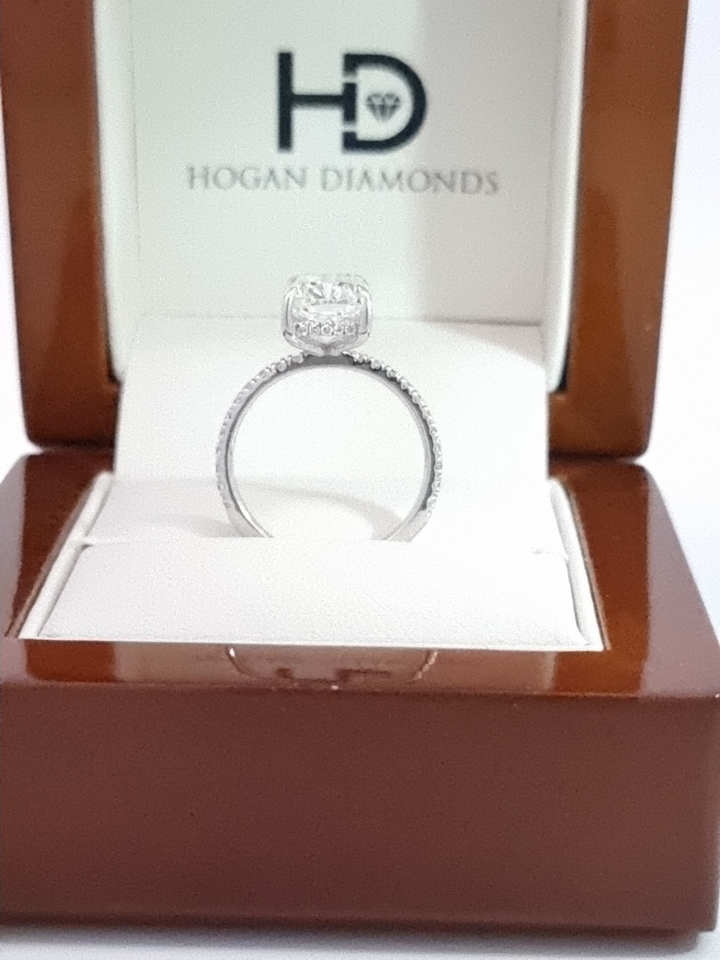 $12K Value – BIG, 3.51 Ct, D Colour Cushion Cut LG Diamond Engagement Ring