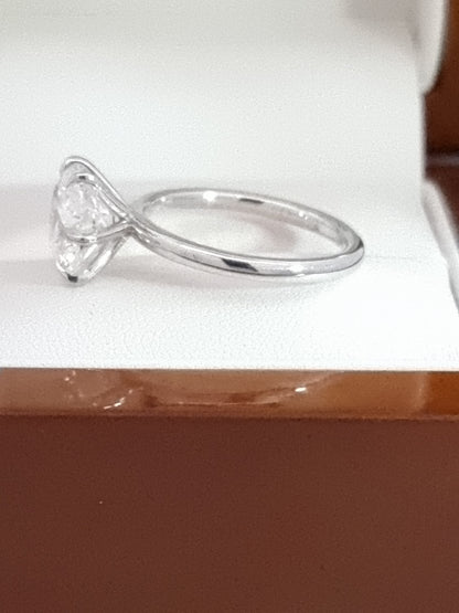 $9500 Value – just $3990! 3 Ct D / VVS2 Ideal Cut in 18K White Gold!