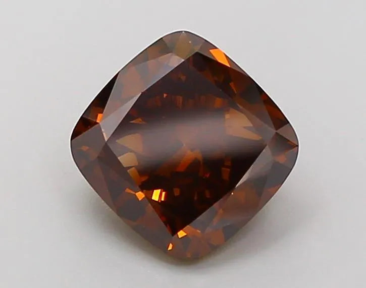 3.01ct Cushion modified Lab Grown Diamond (Colour Fancy Deep Brown, Clarity VS1, IGI Certified)