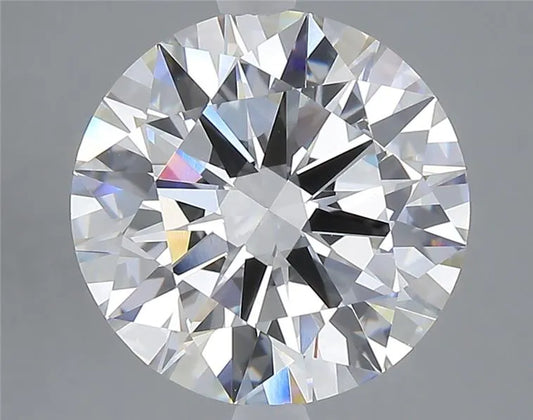 5.00ct Round Lab Grown Diamond (Colour F, Clarity VVS2, Cut ID, IGI Certified)