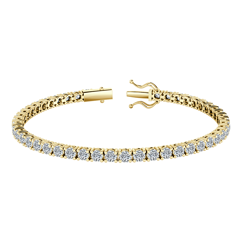Stunning, 18K Lab Grown Diamond Tennis Bracelets: 3.00 to 12.00 Carats