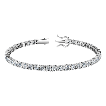 Stunning, 18K Lab Grown Diamond Tennis Bracelets: 3.00 to 12.00 Carats