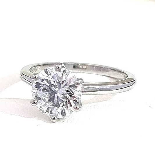 GIA Certified 2.03 Carat, E/VVS2, 3EX 'IDEAL' Cut Diamond Engagement Ring! Lab Grown!