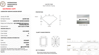 Breathtaking 18K, Radiant Cut LG Diamond Engagement Ring with Fancy Accents