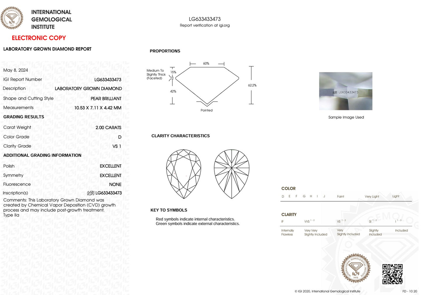 Near 2.5 Carat Pear Cut, LG Diamond Engagement Ring - D VS1!