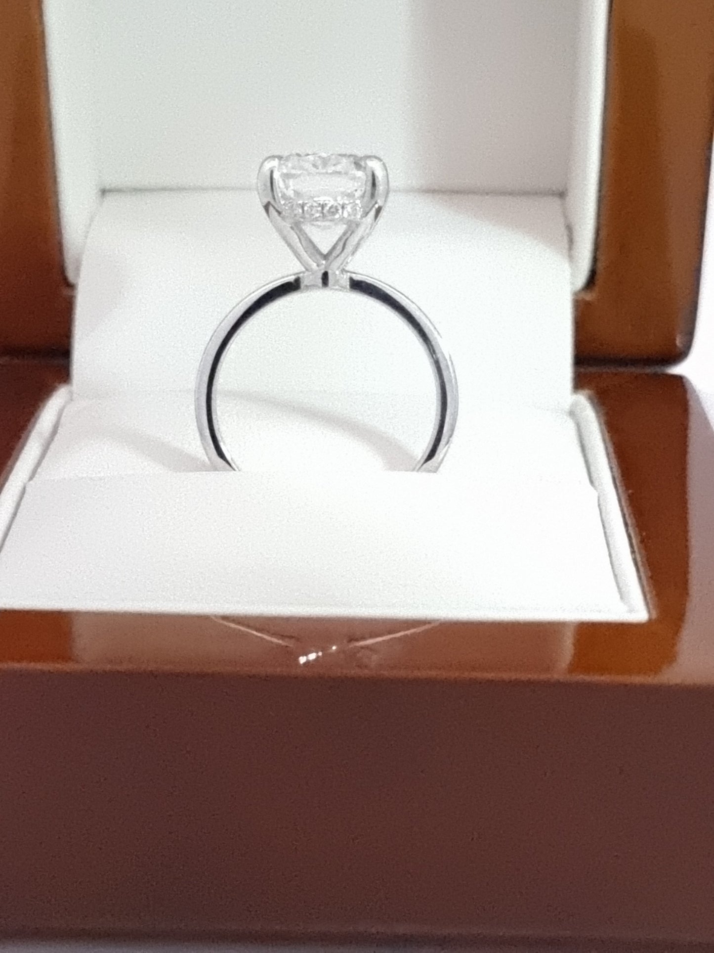 Attention Swifties! HUGE 5.05 Ct, Cushion Cut, LG Diamond & Hidden Halo Engagement Ring