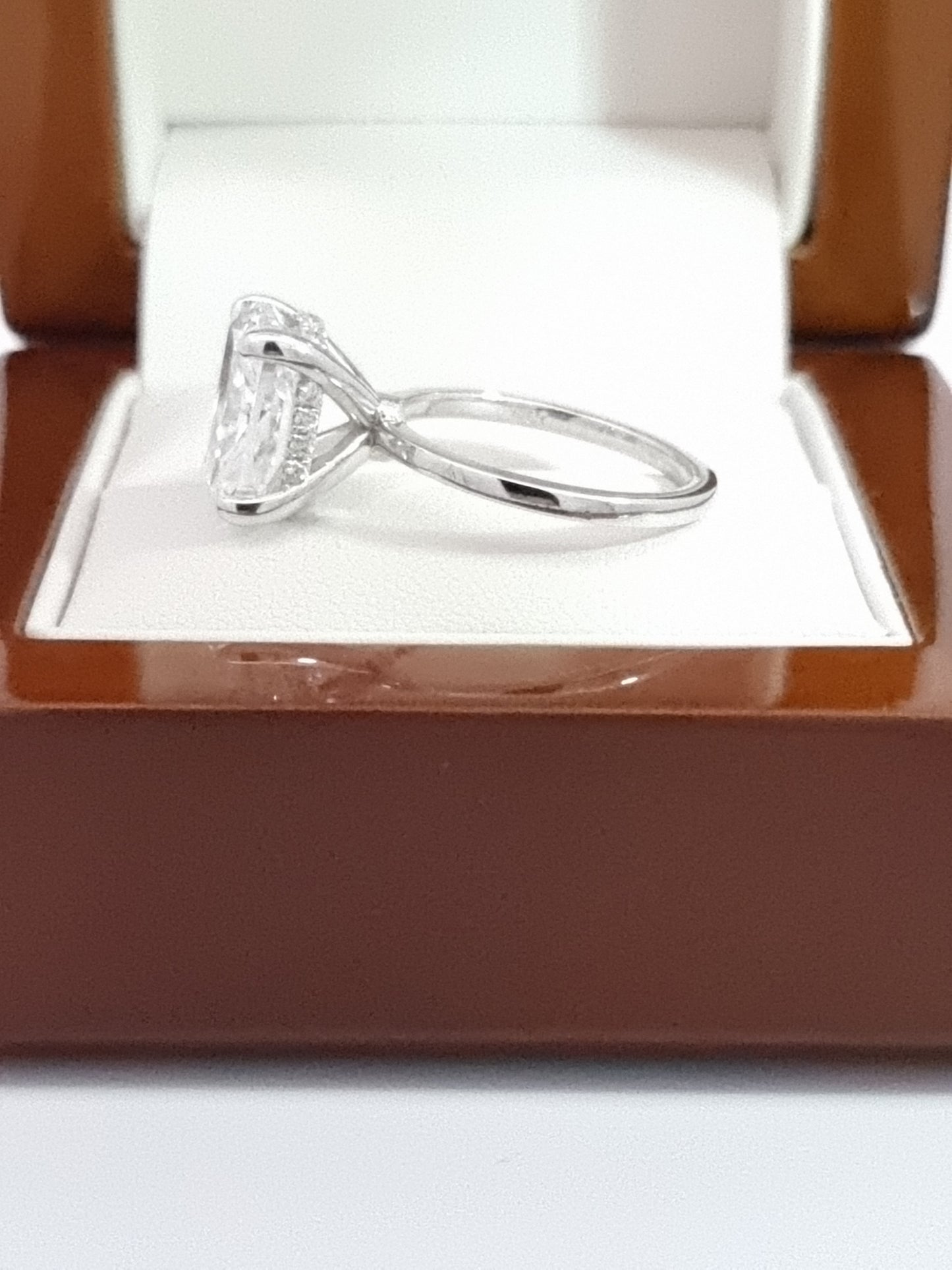 Attention Swifties! HUGE 5.05 Ct, Cushion Cut, LG Diamond & Hidden Halo Engagement Ring