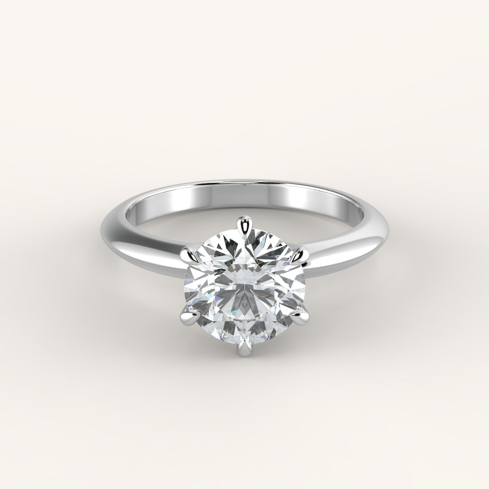 2.25 Carat Diamond & 14K Knife Edge Solitaire