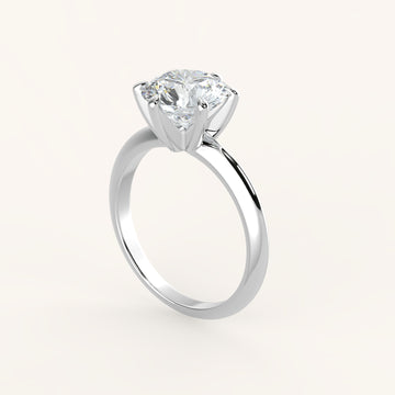 18K/Platinum Knife Edge Solitaire