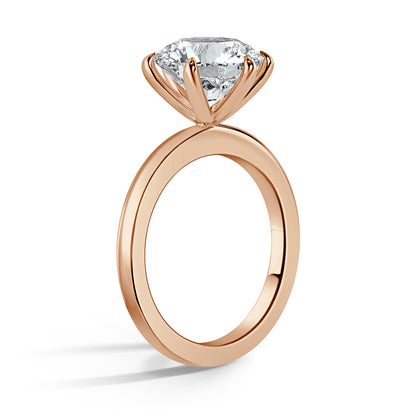 BLACK FRIDAY SPECIAL: 3.15 Carat Round Cut Diamond & Luxury 6 Claw Engagement Ring