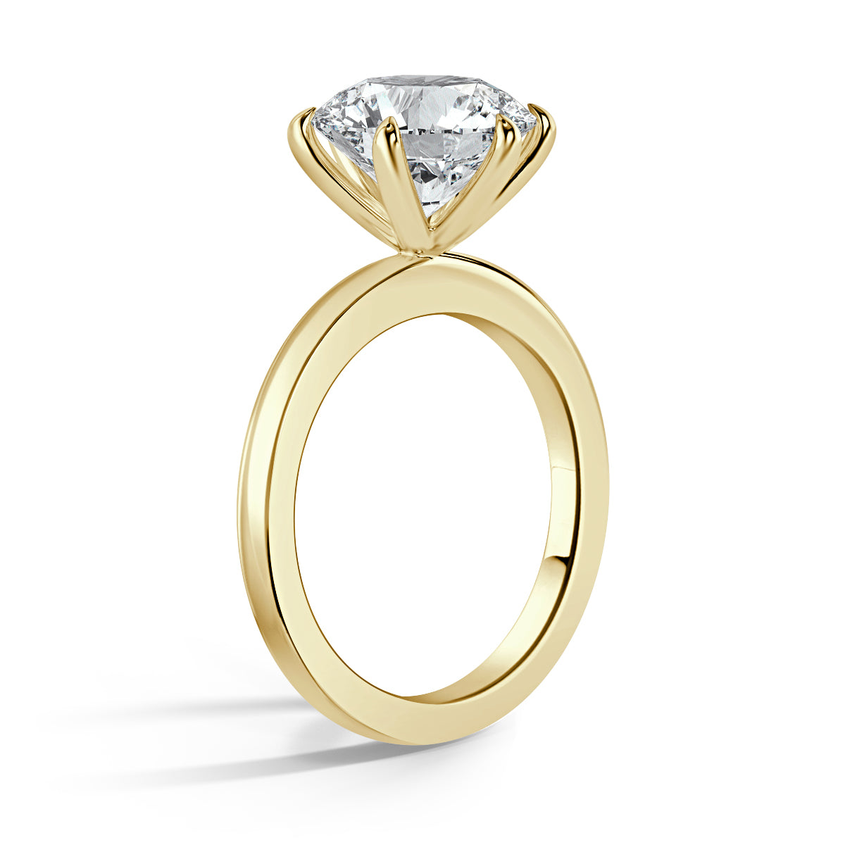 BLACK FRIDAY SPECIAL: 3.15 Carat Round Cut Diamond & Luxury 6 Claw Engagement Ring