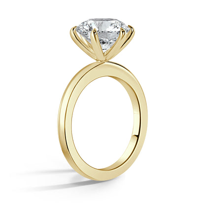 BLACK FRIDAY SPECIAL: 3.15 Carat Round Cut Diamond & Luxury 6 Claw Engagement Ring