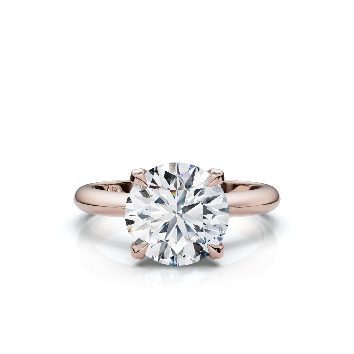 2 Carat, IGI Certified, LG Diamond - 18K or Platinum, Knife Edge Setting