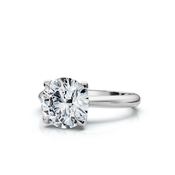 2 Carat, IGI Certified, LG Diamond - 18K or Platinum, Knife Edge Setting