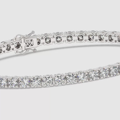 Stunning, 18K Lab Grown Diamond Tennis Bracelets: 3.00 to 12.00 Carats