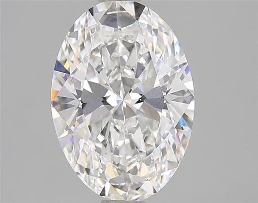 LIMITED OFFER: $6350 Value - 3.08 Carat Oval Cut LG Diamond - IGI Certified D/VVS2