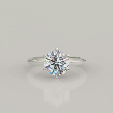 18K/Platinum Knife Edge Solitaire