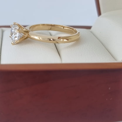 18K/Platinum Solitaire